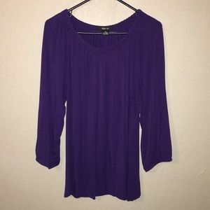 STYLE&CO Dark Purple Blouse.